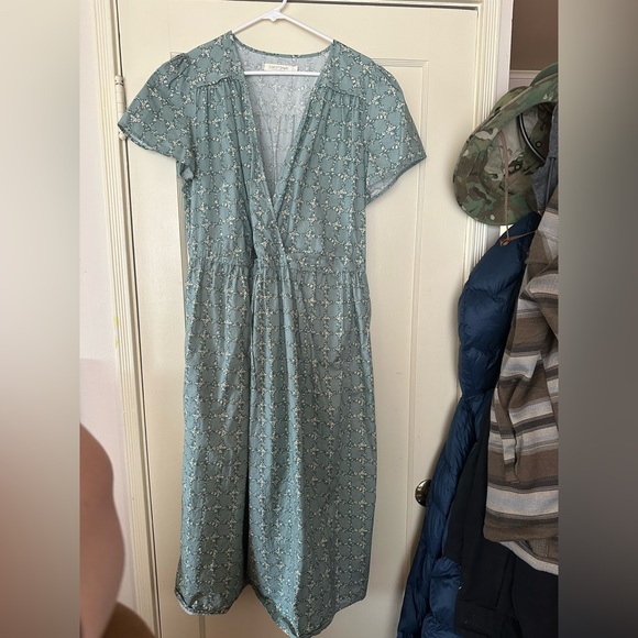 Floral Green Dress Christy Dawn - Picture 2 of 2